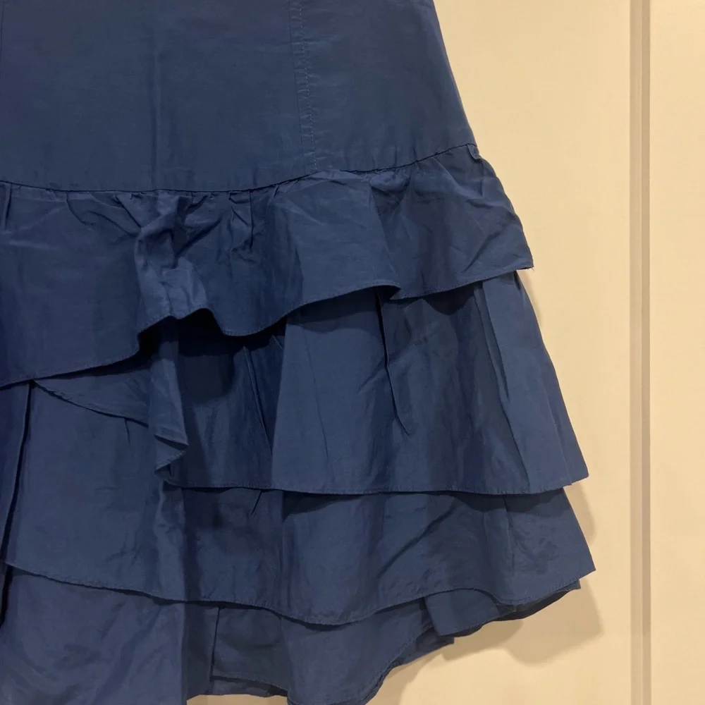 Talula Navy Layered Mini Skirt - Picture 8 of 9